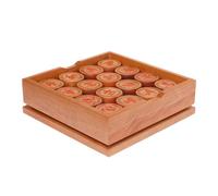 Rosewood Chinese Chess Set Traditional Xiangqi Classic Educational Strategy Board Games 2 Players With Wooden Box And Leather Chessboard