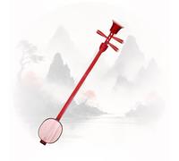 Rosewood Chinese Sanxian, Three-Stringed Instrument, Practice Playing Musical Instruments, Shamisen Guitar for Students and Performers