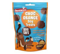 Rosewood Choc Orange Crunchy Balls for Dogs - Real Turkey and Orange Treats with Added Vitamins - Dog Safe Choc - Bite-Sized Dog Snacks - Training Treats (140g)