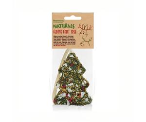 Rosewood Christmas Naturals Festive Fruit Tree Gnaw - Treats for Small Pets