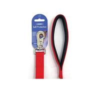 (Lead, 3/4" x 40" - Red) Rosewood Soft Protection Dog Collars & Leads