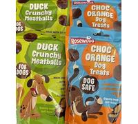 Rosewood Crunchy Balls Variety Pack of 4 - (Choc Orange/Duck)