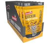 Rosewood Crunchy Cushions Chicken Cat Treats Value Pack - 10 Packs (10 x 200g)
