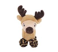 Rosewood Cupid and Comet Festive Rope Reindeer Dog Toy - One Size