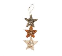 Rosewood Cupid and Comet Natural Woven Star Trio Toy For Small Animals - 38cm
