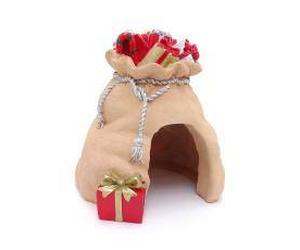 Rosewood Cupid and Comet Santa Sack Den and Cave - 12 x 12cm
