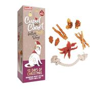 12 Days Of Festive Tasty Meaty Dog Treats & A Rope Toy Christmas Selection Box By Cupid & Comet