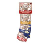 Christmas Dinner Dog Stocking - Red
