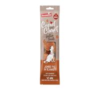 Rosewood Cupid & Comet Jumbo Pig in Blanket for Dogs - Made with Real Meat, Rich in Turkey, with Added Cranberry, Festive Dog Treat for Large Dog Breeds, for Dogs (90g)