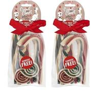 Rosewood Cupid & Comet Rawhide-Free Festive Dog Treats, Bumper Gift Bag, 280g (Pack of 2)