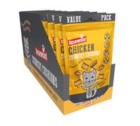 Rosewood Daily Eats Chicken Crunchy Cushions for Cats - Extra Large Value Pack, Tasty Cat Treats with Taurine, Added Vitamins and Minerals, Small Bite Sized Cat Snacks (10 x 200g)