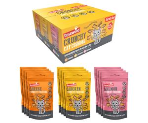 Rosewood Daily Eats Crunchy Cushions Variety Box - Chicken, Cheese, an