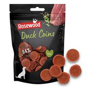 Rosewood Duck Coins for Dogs - Made with Real Meat, Rawhide Free Chews