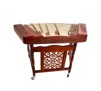 Rosewood Dulcimer for Beginners, with Stand, Graded Percussion String Instrument, Band Accompaniment/Festival,A