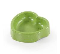 Rosewood Eco Heart Shaped Melamine Bowl, for Cats & Dogs, Green