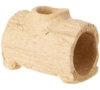 Rosewood Edible Play Log - Extra Large Natural Chew Toy for Small Animals Including Rabbits and Guinea Pigs - Edible Tunnel for Play, Hiding and Dental Health