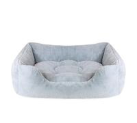 40 Winks Fur Blue Box Bed - Medium