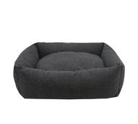 Rosewood Grey Felt Memory Foam Orthopaedic Square Dog Bed, Medium, 72 x 53 cm