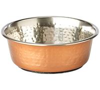 Rosewood Deluxe Steel Copper Pet Bowl - 470ml - 5.5"