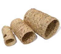 Rosewood Hyacinth Play Tunnel Hide S / M / L For Small Animals Rabbit Guinea