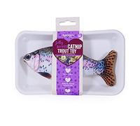 Rosewood Jolly Moggy Catnip Trout, Cat Toy
