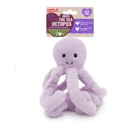 Rosewood Jolly Moggy Under the Sea Plush Octopus Cat Toy - Soft, Fun Catnip Toy for Cats and Kittens - Interactive Crinkle Sounds - Durable, Engaging Pet Toy - Safe, Non-Toxic