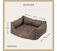 Joules Henson Check Box Bed - Small
