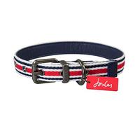 Rosewood Joules Red & Navy Striped Dog Collar Extra Large