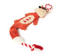 Rosewood Joules Squeaky Soft Plush Rope Fox Dog Toy, 74cm