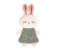 Rosewood Knitted Bella Bunny Cat Toy with Refillable Catnip Pouch - Soft Plush Interactive Kitten Toy for Indoor Cats - Cute Durable Toy for Biting, Kicking & Snuffle Play