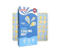 Rosewood Lemon Cooling Mat for Dogs & Cats 65 x 50cm - Self-Cooling Gel Pet Mat, Pressure Activated, No Electricity Needed, Summer Cooling Pad, Portable, Non-Slip, Refreshing Comfort