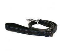 Rosewood Lux Leather Black Dog Lead 102 x 2cm - DOG LEAD