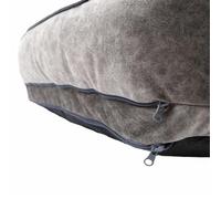 Rosewood Luxury Plush Dog Sofa Bed in Grey, Size Large, Polyester | Charlies