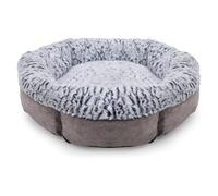 Rosewood Luxury Fleece Lined Plush Dog Bed Sofa, Medium, 65 x 61cm