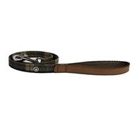 Rosewood Luxury Leather Dog Lead, 40 x 3/4 inch, tartan tweed check, multicolor