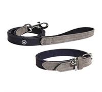Rosewood Luxury Leather Dog Lead Soft Touch Navy - 40 x 3/4"