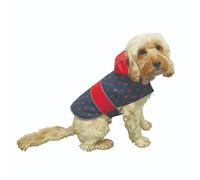 Rosewood Luxury Navy Forest Rainmac for Dogs, Small, 10-Inch