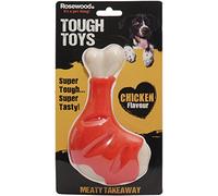Meaty Takeaway Tough Dog Toys - Chicken Leg - Large