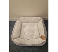 40 Winks Oval Sleeper Jumbo Cord/plush Grey 32''