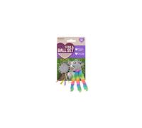 Rosewood Moody Moggy Star & Ball Cat Toy Set - Engaging Interactive Toys With Catnip For Fun Play & Exercise