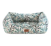 Rosewood Morris & Co Willow Boughs Print Square Box Dog & Cat Bed