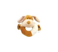 Rosewood Natural Nippers Cuddle Plush Ring, Brown