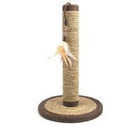 Rosewood Natural Scratchers Seagrass Feather Post