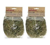 Rosewood Naturals Alfalfa Ring, Rabbit Treats & Small Animal Treats (Pack of 2)