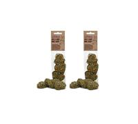 Rosewood Naturals Apple & Pansy Nibble Hearts, Rabbit Treats & Small A