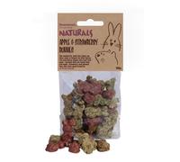 Rosewood Naturals Apple & Strawberry Bunnies, Small Animal Treats for