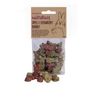 Rosewood Naturals Apple and Strawberry Bunnies - 100g Bag