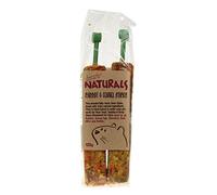 Rosewood Naturals Carrot & Fennel Sticks 140g - Healthy Small Animal Treats for Rabbits, Guinea Pigs, Hamsters, Rats, Mice & Gerbils - Pack of 2 Natural Crunchy Snack Sticks