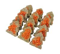 Rosewood Naturals Carrot 'n' Dandelion Christmas Tree Treats (12pcs) | Festive Small Animal Treats for Rabbits, Guinea Pigs, Hamsters, Gerbils, Chinchillas, Degus, Rats, Mice, All-Natural