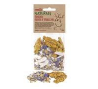 Rosewood Naturals Christmas Carrots ‘n’ Sprinkle Mix for Small Animals - 100% Natural Treat Mix with 9 Carrot Cookies, Food Topper and Treat for Rabbits, Guinea Pigs, Hamsters, Gerbils, Mice, 100g